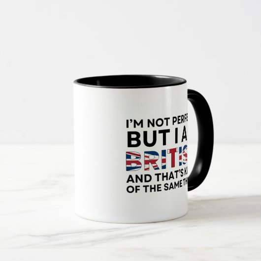 Grappig Brits Mok (Voorkant rechts)