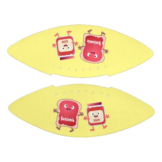 Grappig brood- en tekenfilmfiguren american football (Panelen)