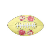 Grappig brood- en tekenfilmfiguren american football (Voorkant)