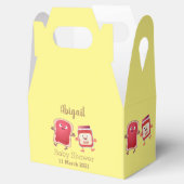 Grappig brood- en tekenfilmfiguren bedankdoosjes (Geopend)