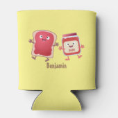 Grappig brood- en tekenfilmfiguren blikjeskoeler (Achterkant)