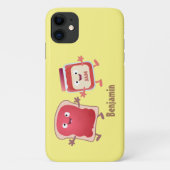 Grappig brood- en tekenfilmfiguren Case-Mate iPhone case (Achterkant)