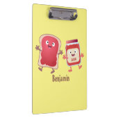 Grappig brood- en tekenfilmfiguren klembord (Rechts)