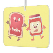 Grappig brood- en tekenfilmfiguren luchtverfrisser (Links)