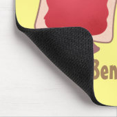 Grappig brood- en tekenfilmfiguren muismat (Hoek)