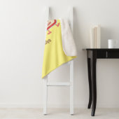 Grappig brood- en tekenfilmfiguren sherpa deken (In situ)