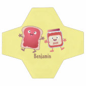 Grappig brood- en tekenfilmfiguren voetbal (Enkel)