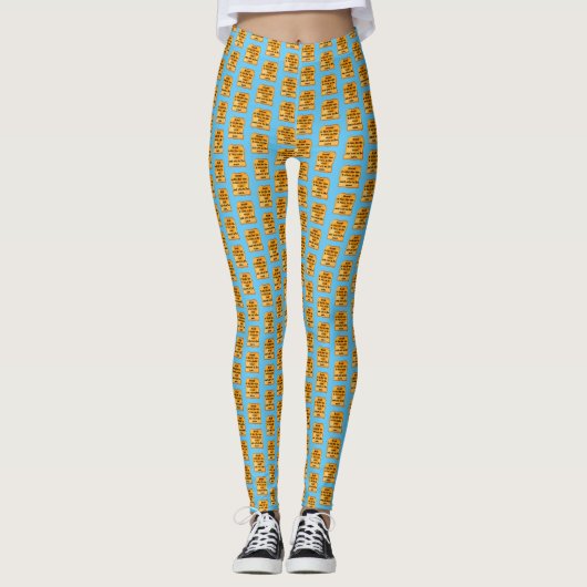 Grappig. Brood is als de zon. Leggings (Voorkant)