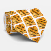 Grappig. Brood is als de zon. Stropdas (Opgerold)