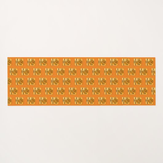 Grappig. Brood is als de zon. Yogamat (Achterkant (horizontaal))