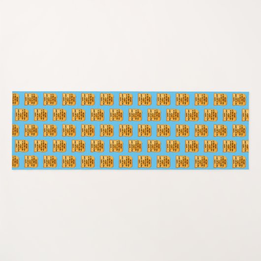 Grappig. Brood is als de zon. Yogamat (Voorkant (horizontaal))