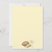 Grappig Brood Karnen Boter Thema Verjaardagsfeest Kaart (Achterkant)