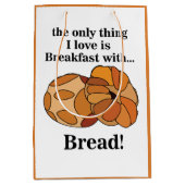 Grappig brood-ontbijt medium cadeauzakje (Voorkant)