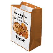 Grappig brood-ontbijt medium cadeauzakje (Achterkant Gekanteld)