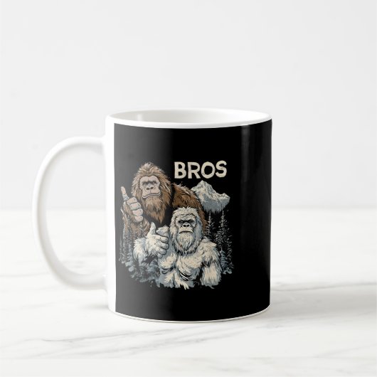 Grappig Bros Bigfoot en Yeti Brothers Sasquatch on Koffiemok (Links)