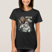 Grappig Bros Bigfoot en Yeti Brothers Sasquatch on T-shirt (Voorkant)