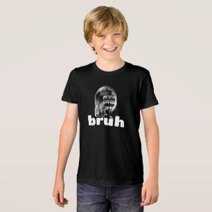 Grappig Bruh Raccoon Tri-Blend Shirt