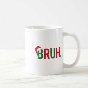 Grappig Bruh Vrolijk Kerstfeest Pajama Familie Man Koffiemok