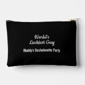 Grappig bruidegom gezicht bruidsmeisjesfeest etui (Achterkant)