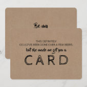 Grappig bruidsjonker voorstel kaart (Voorkant / Achterkant)