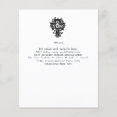 Grappig bruiloft Cartoon bruid bruidegom handgetro (Achterkant)