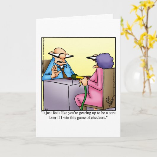 Grappig Bruiloft Jubileum Humor Wenskaart Kaart (Gele Bloem)