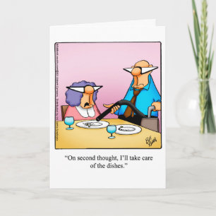 Grappig bruiloft Jubileum Kaart voor hem