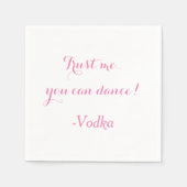 - Grappig bruiloft servet (Voorkant)