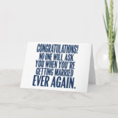 Grappig bruiloft Verloving Gefeliciteerd getrouwd (Voorkant)