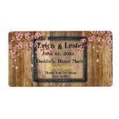 Grappig bruiloft wijn/Moonshine Label (Voorkant)