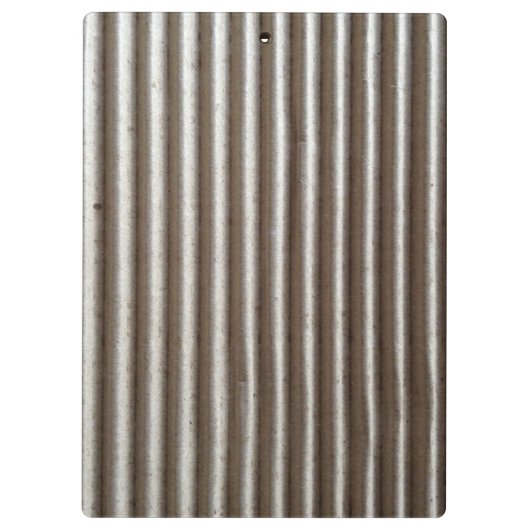 Grappig bruin golfkarton textuur klembord (Achterkant)