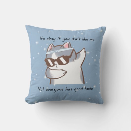 Grappig brutale kattenkussen kussen (Voorkant)