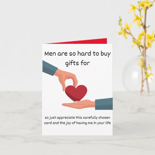 Grappig brutale mannen verjaardagscadeau kaart (Gele Bloem)