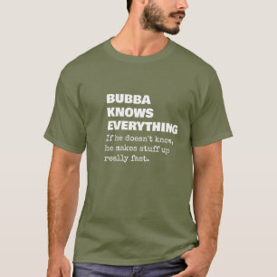 Grappig Bubba-cadeau voor nieuwe opa T-shirt