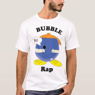 Grappig Bubbel Rap Cartoon Karakter Pun Kawaii T-shirt