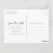 Grappig budget bruiloft Save the Date Briefkaart (Achterkant)