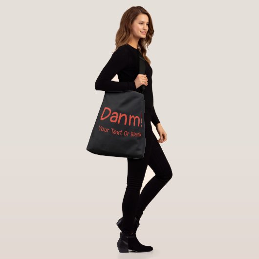 Grappig buitenlands Engels - Danm! Crossbody Tas (Op model)