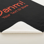 Grappig buitenlands Engels - Danm! Sherpa Deken (3/4)