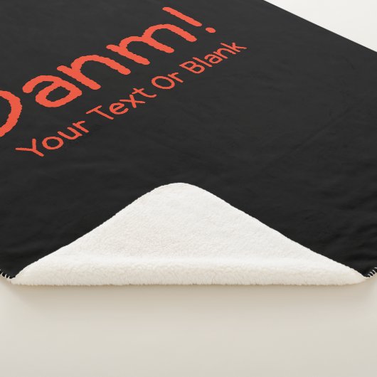 Grappig buitenlands Engels - Danm! Sherpa Deken (3/4)