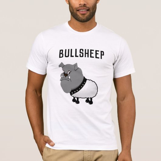Grappig Bullsheep T-shirt (Voorkant)