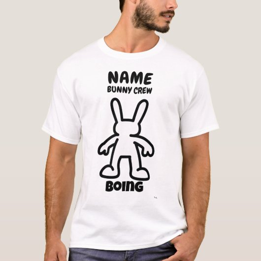 Grappig Bunny Character T-Shirt – Boing Custom Cre (Voorkant)