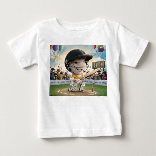 Grappig bunny cricket slagmannen (Voorkant)