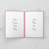 Grappig Bunny Konijn Leuk Dier Happy Easter Wensen Feestdagen Kaart (Binnen)