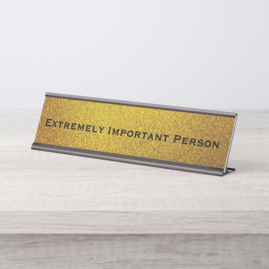 Grappig bureau naambord bureau naambordje (Voorkant)