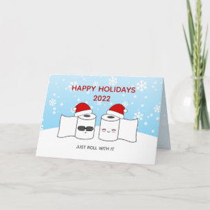 Grappig Business 2020, gewoon met IT Toilet Paper Feestdagen Kaart