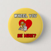 GRAPPIG! Button Caveman - Wheel You Be Mine? (Voorkant)