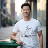 Grappig Buurman award afvalbeheer T-shirt