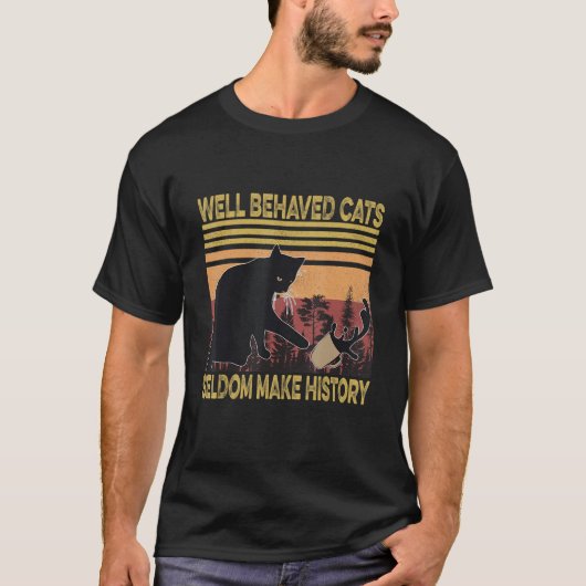 Grappig Ca goed gedragen Cats Leuke Kat 1 T-shirt (Voorkant)