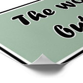 grappig cactus gezegde poster (Hoek)