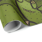 Grappig Cactus Karakter Schattige Succulente Karak Cadeaupapier (Rol Hoek)